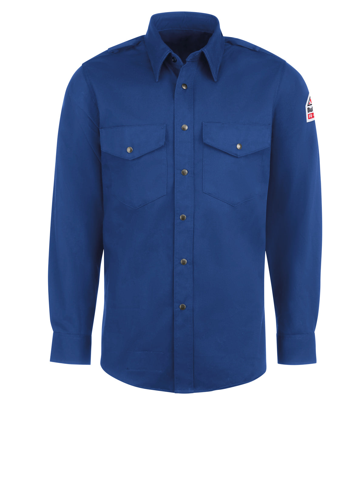 Men's Midweight Excel Flame-Resistant Snap-Front Uniform Shirt - SES2 - Royal Blue