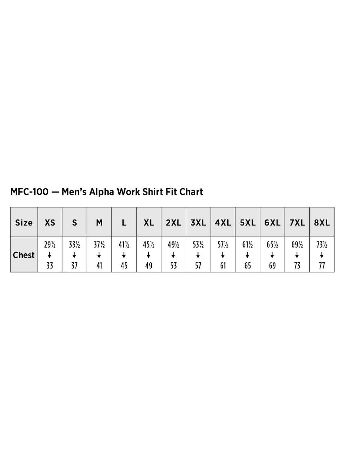 SIZECHART