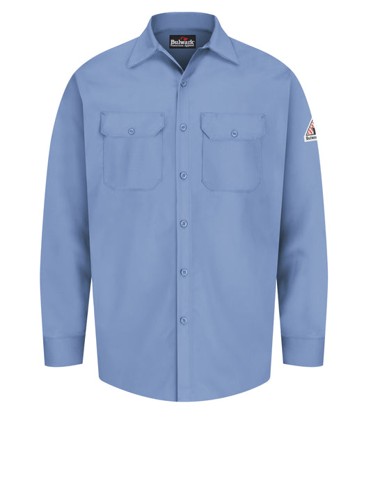 Men's Midweight Excel Flame-Resistant Work Shirt - SEW2 - Light Blue