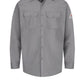 Men's Midweight Excel Flame-Resistant Work Shirt - SEW2 - Silver Grey