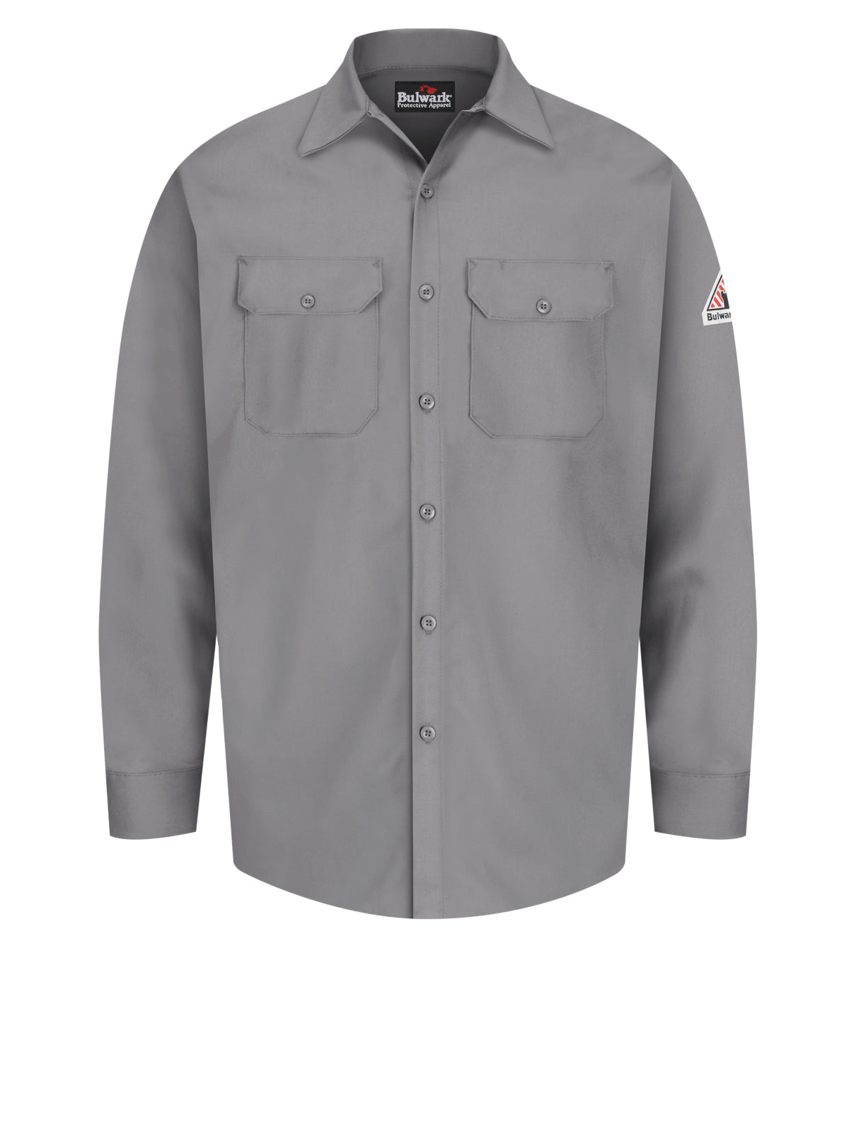 Men's Midweight Excel Flame-Resistant Work Shirt - SEW2 - Silver Grey