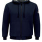 Men's Flame-Resistant Thermal Lined Zip-Front Hooded Sweatshirt - SEZ4 - Navy