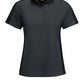 Women's Short Sleeve Performance Knit Two-Tone Polo - SK53 - Charcoal/Black