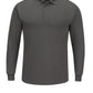 Men's Long Sleeve Solid Performance Polo - SK6L - Charcoal