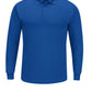 Men's Long Sleeve Solid Performance Polo - SK6L - Royal Blue