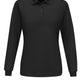 Women's Long Sleeve Performance Knit® Polo - SK7L - Black