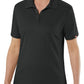 Women's Short Sleeve Performance Knit Flex Series Pro Polo - SK91 - Black