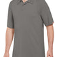 Men's Short Sleeve Performance Knit Flex Active Polo - SK92 - Grey
