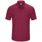 Men's Short Sleeve Performance Knit Pocketless Core Polo - SK96 - Burgundy