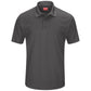 Men's Short Sleeve Performance Knit Pocketless Core Polo - SK96 - Charcoal