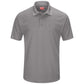 Men's Short Sleeve Performance Knit Pocketless Core Polo - SK96 - Grey