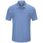 Men's Short Sleeve Performance Knit Pocketless Core Polo - SK96 - Medium Blue