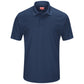 Men's Short Sleeve Performance Knit Pocketless Core Polo - SK96 - Navy