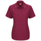 Women's Short Sleeve Performance Knit Pocketless Core Polo - SK97 - Burgundy