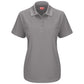 Women's Short Sleeve Performance Knit Pocketless Core Polo - SK97 - Grey