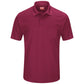 Men's Short Sleeve Performance Knit Pocket Polo - SK98 - Burgundy