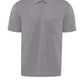 Men's Short Sleeve Performance Knit Pocket Polo - SK98 - Grey