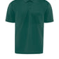 Men's Short Sleeve Performance Knit Pocket Polo - SK98 - Hunter Green