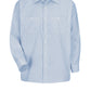 Men's Long Sleeve Industrial Stripe Work Shirt - SL10 - Blue/White Stripe
