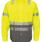 Men's Flame-Resistant Hi-Visibility Color-Block Uniform Shirt - SLB4 - Yellow/Grey