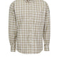 Men's Flame-Resistant Long Sleeve Plaid Dress Shirt - SLP2 - Khaki Plaid