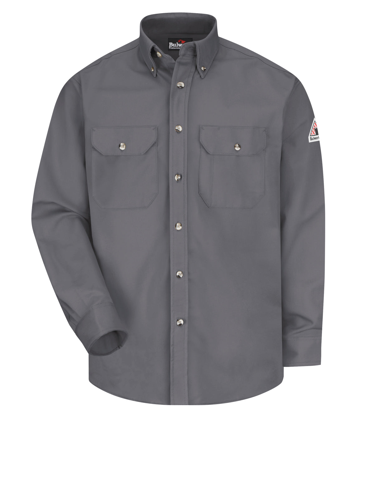 Men's Midweight Flame-Resistant Dress Uniform Shirt - SLU2 - Grey
