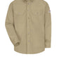 Men's Midweight Flame-Resistant Dress Uniform Shirt - SLU2 - Khaki