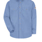 Men's Midweight Flame-Resistant Dress Uniform Shirt - SLU2 - Light Blue