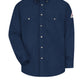 Men's Midweight Flame-Resistant Dress Uniform Shirt - SLU2 - Navy