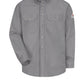Men's Midweight Flame-Resistant Dress Uniform Shirt - SLU2 - Silver Grey