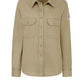 Women's Midweight Flame-Resistant Dress Uniform Shirt - SLU3 - Khaki