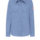 Women's Midweight Flame-Resistant Dress Uniform Shirt - SLU3 - Light Blue