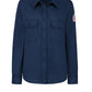 Women's Midweight Flame-Resistant Dress Uniform Shirt - SLU3 - Navy