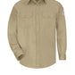 Men's Flame-Resistant Uniform Shirt - SLU8 - Khaki