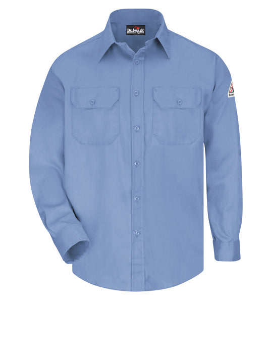 Men's Flame-Resistant Uniform Shirt - SLU8 - Light Blue