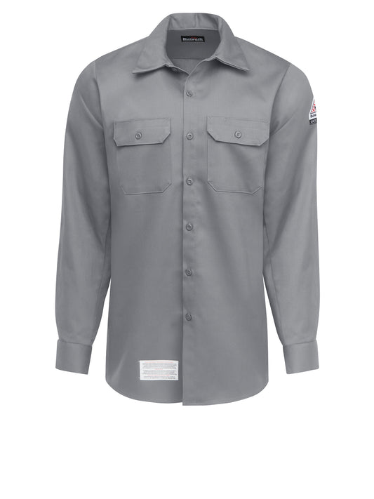 Men's Midweight Excel Flame-Resistant Comfortouch Work Shirt - SLW2 - Grey