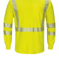 Men's Lightweight Flame-Resistant Hi-Visibility Long Sleeve T-Shirt - SMK8 - Yellow/Green