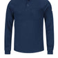 Men's Flame-Resistant Henley Shirt - SML2 - Navy