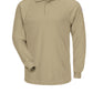 Men's Classic Lightweight Flame-Resistant Long Sleeve Polo - SMP2 - Khaki