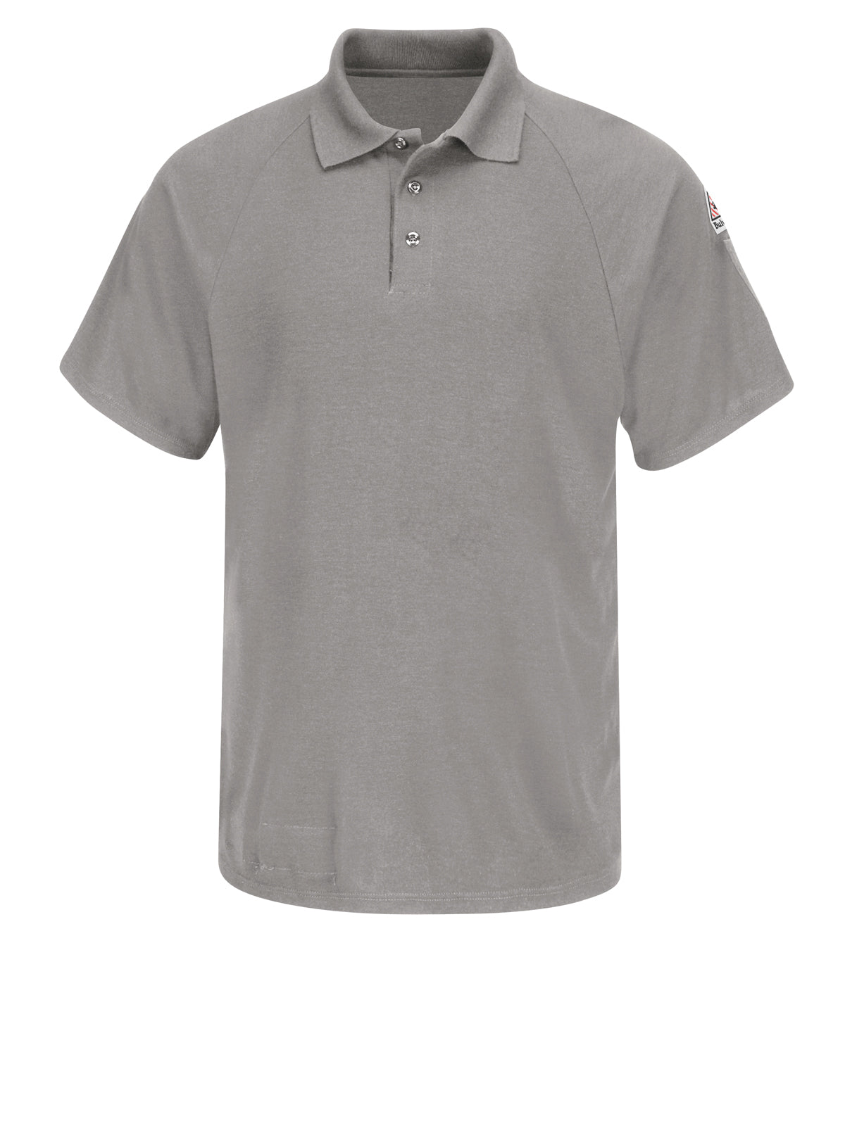 Men's Classic Lightweight Flame-Resistant Short Sleeve Polo - SMP8 - Grey