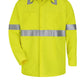 Men's Midweight Flame-Resistant Hi-Visibility Work Shirt - SMW4 - Hi Visibility