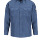 Men's Lightweight Nomex Flame-Resistant Uniform Shirt - SND2 - Gulf Blue