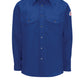 Men's Lightweight Nomex Flame-Resistant Snap-Front Shirt - SNS2 - Royal Blue