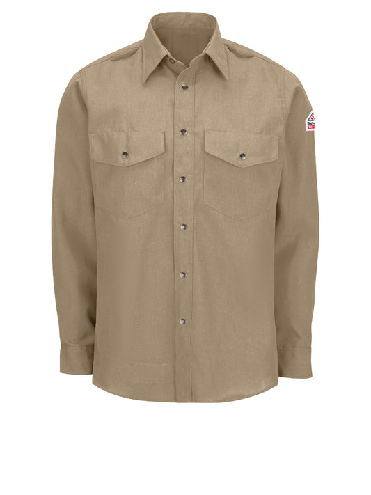 Men's Lightweight Nomex Flame-Resistant Snap-Front Shirt - SNS2 - Tan