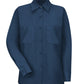 Women's Long Sleeve Industrial Work Shirt - SP13 - Navy