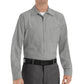Men's Long Sleeve Industrial Work Shirt - SP14 - Light Grey