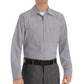 Men's Long Sleeve Industrial Work Shirt - SP14 - Silver