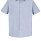 Men's Short Sleeve Striped Work Shirt - SP20 - Light Blue / Navy