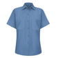 Women's Short Sleeve Industrial Work Shirt - SP23 - Petrol Blue
