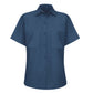 Women's Short Sleeve Industrial Work Shirt - SP23 - Navy